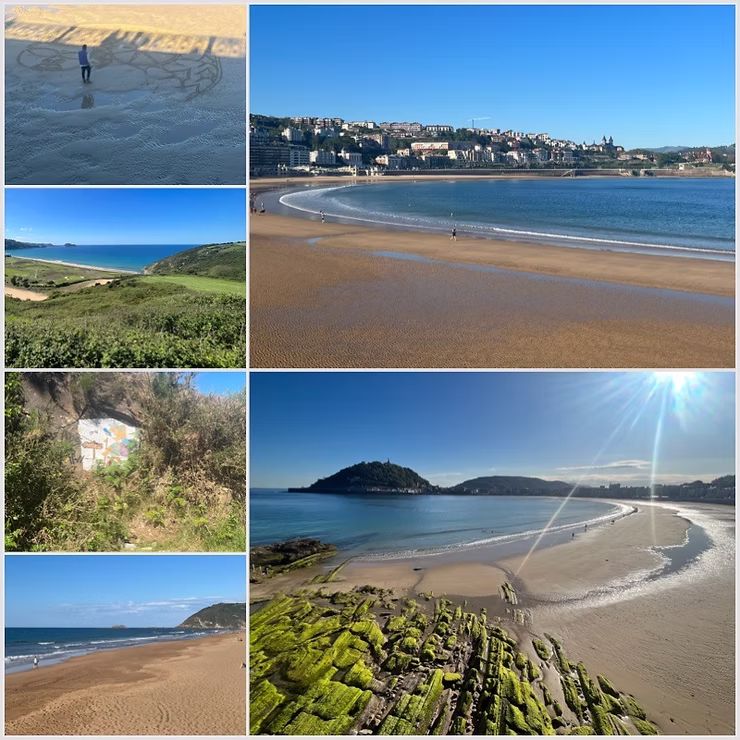 Landschaft Nordspanien, Jakobsweg, Camino del orte, San Sebastian, 